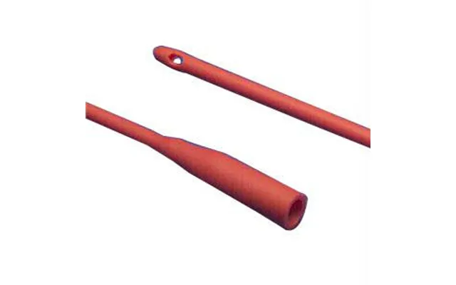 Dover Hydrophilic Coated Red Rubber Urethral Catheter 18 Fr 14