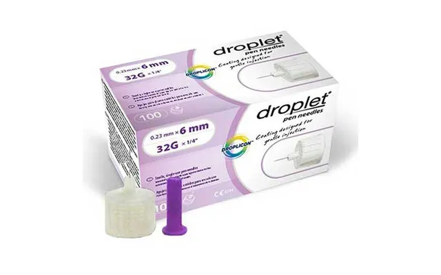 Droplet Pen Needle 31g 0.25mm X 6mm 100 Count