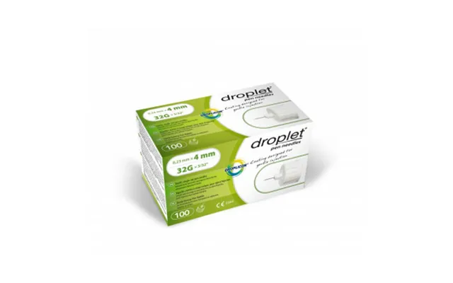 Droplet Pen Needle 32g 0.23mm X 4mm 100 Count