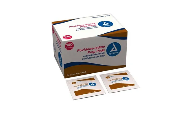 Dynarex Povidone Iodine Prep Pad Medium
