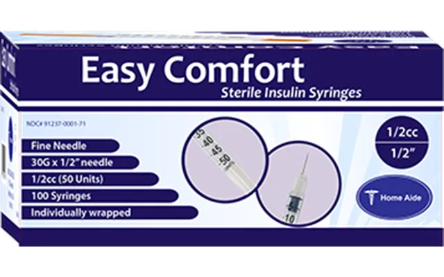 Easycomfort Syringe 30g 1 2cc