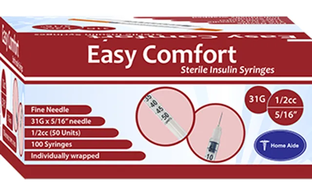 Easycomfort Syringe 31g 1 2cc