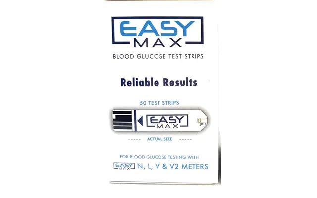 Easymax Blood Glucose Test Strips 50 Ct
