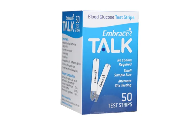 Embrace Talk Test Strips 50ct