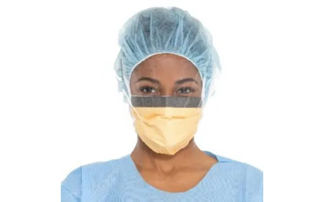 Fluidshield* Level 3 Fog-free Surgical Mask - Wraparound Visor Box Of 25