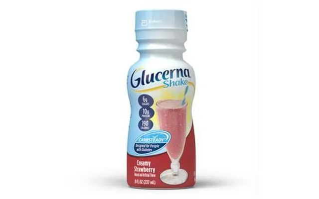 Glucernashake Ready-to-drink Creamy Strawberry With Carb Steady8 Oz 237ml Bottle
