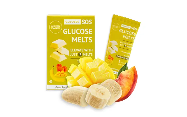 Glucose Sos Melts - Banana Mango Peach 5 Pack