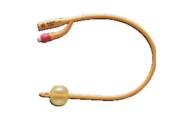 Gold 2-way Silicone-coated Foley Catheter 16 Fr 5 Cc