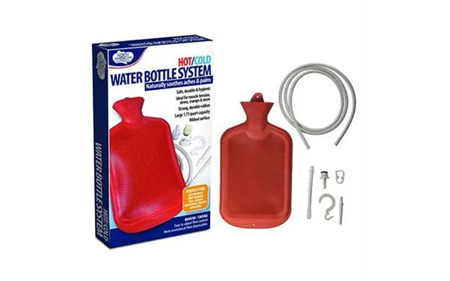 Hot Water Bottle With Fleece Cover