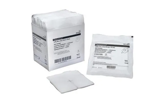 Kendall Dermacea Sterile Drain Sponge - 6-ply
