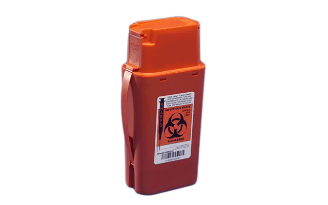 Kendall Transportable Sharps Container 1 Quart Red