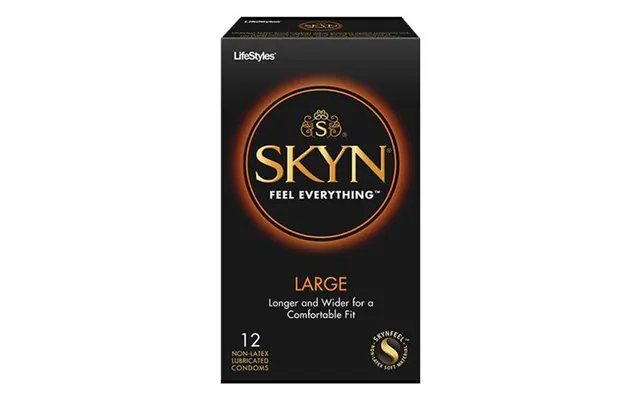 Lifestyles Skyn Large Polyisoprene Condoms - 12 Count