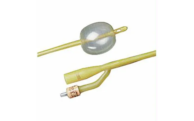 Lubricath Short Round Tip 2-way Latex Foley Catheter 16 Fr 30 Cc