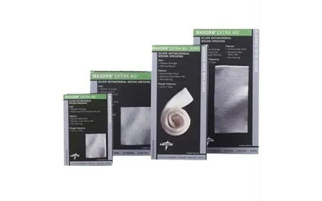 Maxorb Extra Ag Silver Alginate Sheet Dressing 4 X 8 Rectangle