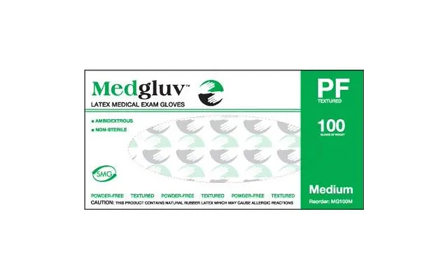 Medgluv Latex Exam Gloves Small