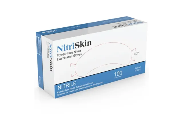 Medgluv Nitriskin Nitrile Gloves Large Box 100