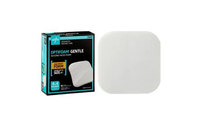 Medline Optifoamgentle Silicone-faced Foam Dressing - 4 X 4 Box Of 10