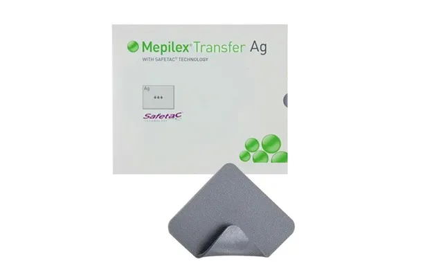 Mepilex Transfer Ag 8 X 20 Antimicrobial Soft Silicone Exudate Transfer Dressing