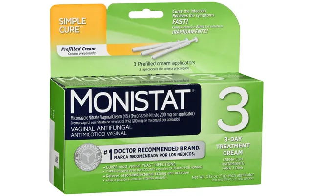 Monistat Vaginal Antifungal Cream 3x5gm