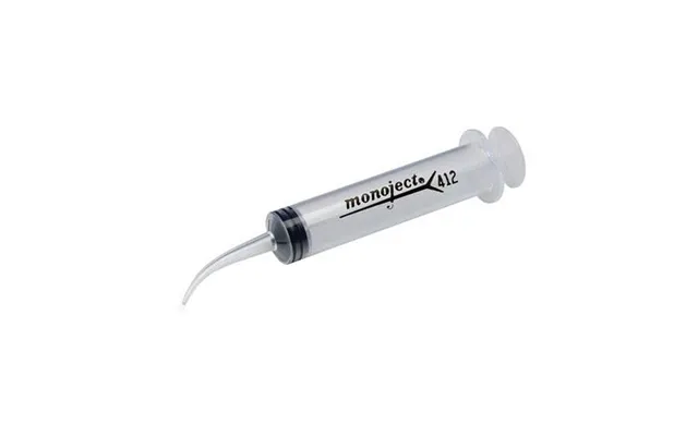 Monoject Curved Tip Irrigation Syringe - 12 Ml