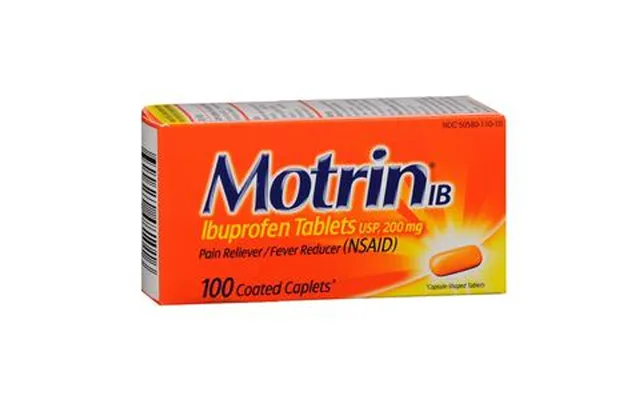 Motrin Ib 200 Mg Ibuprofen Caplets - 100 Count