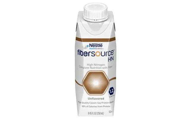 Nestle Fibersourcehn Nutritionally Complete Unflavored Liquid Food - 8 Oz 250ml
