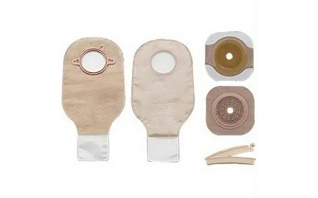 New Image Two-piece Drainable Colostomy Ileostomy Kit 3-1 2