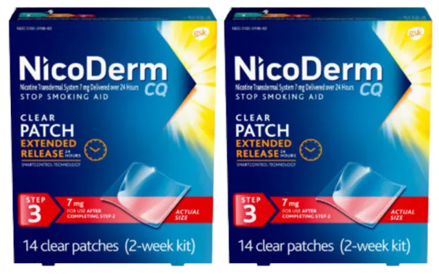 Nicoderm Nicotine Patch 7mg 14ct