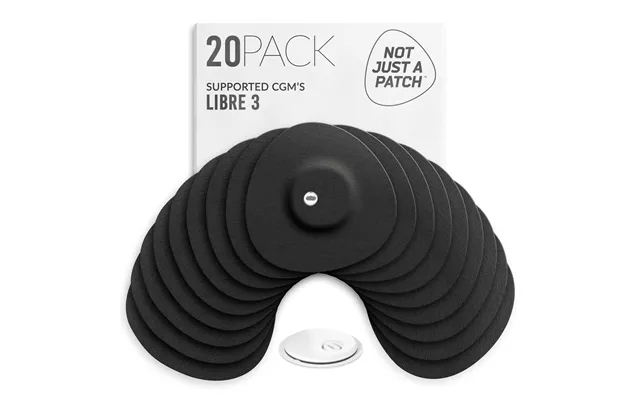 Not Just A Patch Libre 3 Patches Black 20ct