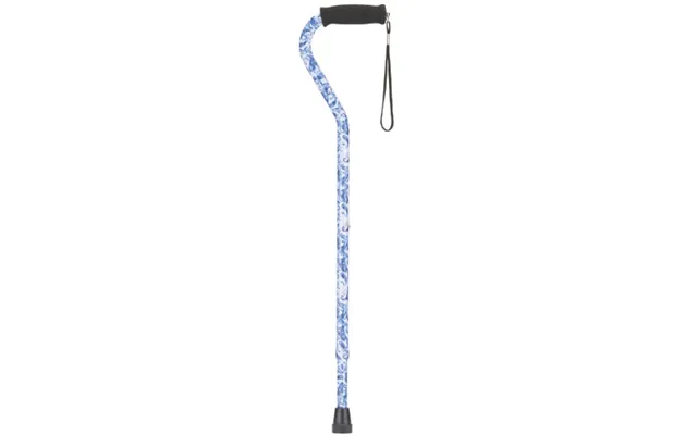Novo Ortho Cane Offset Blue Porcelain