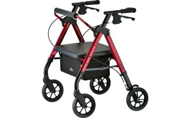 Novo Ortho Star Heavy Duty Petite Rollator Red