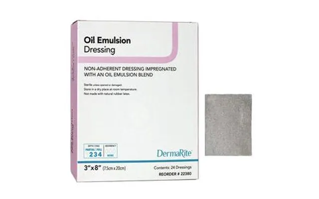 Oil Emulsion Non-adherent Wound Dressing - 3 X 8