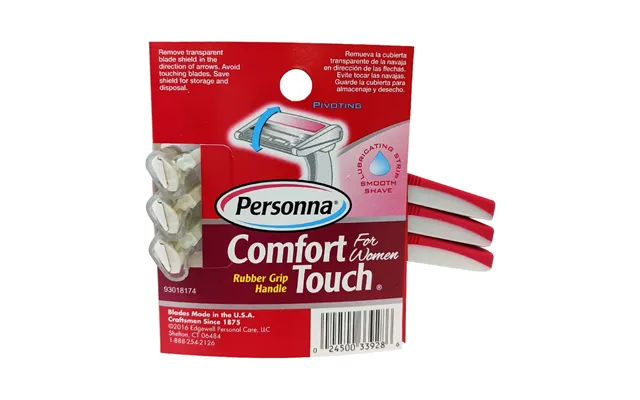 Personna Womens 3pack Comfort Touch Twin Blade Shaver