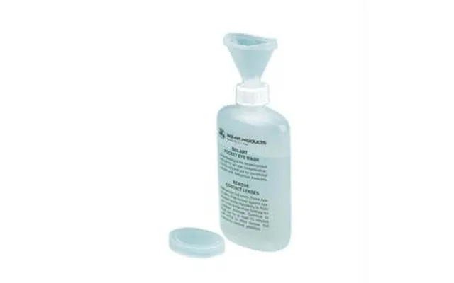 Pocket Size Eyewash Bottle With Lid - 4 Oz