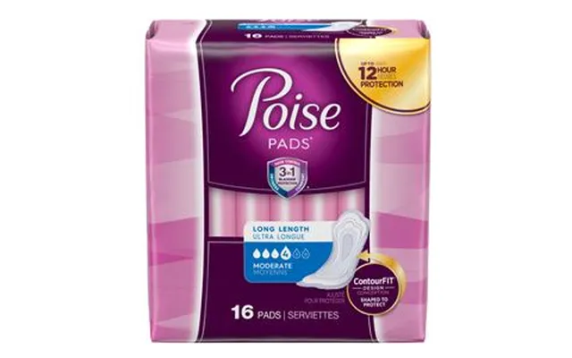 Poise Incontinence Pads - Moderate Absorbency