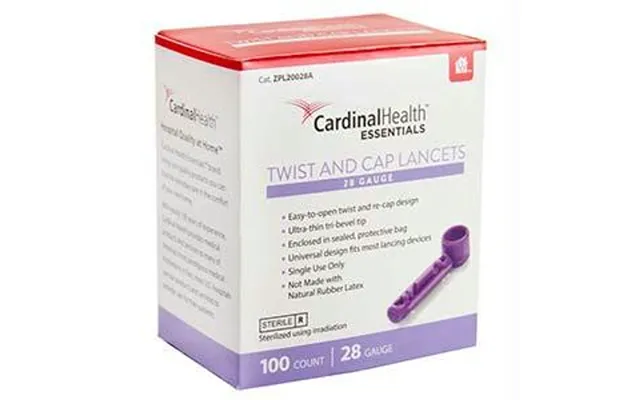 Reliamed Twist And Cap Lancet 28g 100 Count