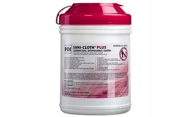 Sani-cloth Plus Germicidal Disposable Wipes 6 X 6-3 4 Large