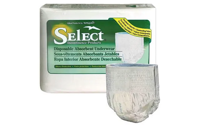 Select Disposable Heavy Protection Youth Underwear 38 - 65 Lbs