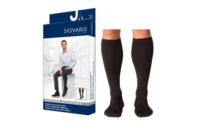 Sigvaris Midtown Microfiber Compression Socks - Calf-high