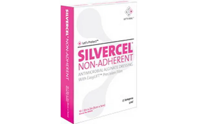 Silvercel Non-adherent Antimicrobial Alginate Dressing 2 X 2