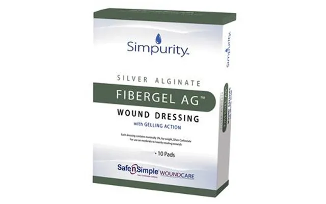 Simpurity Fibergel Ag Wound Dressing - 2 X 2