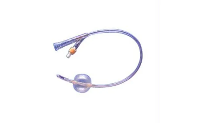 Soft Simplastic Coude 2-way Foley Catheter 16 Fr 30 Cc