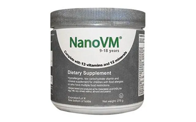 Solace Nutrition Nanovmpediatric Vitamin And Mineral Supplement Powder 275g