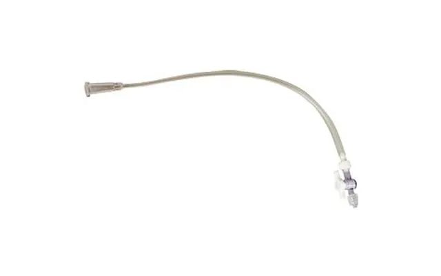 Standard Connecting Tube With Male Luer Lock And Drainage Bag Connector Stopcock Attached 14 Fr 30 Cm