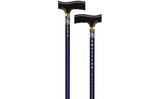 Straight Cane With Fritz Handle - American Patriot