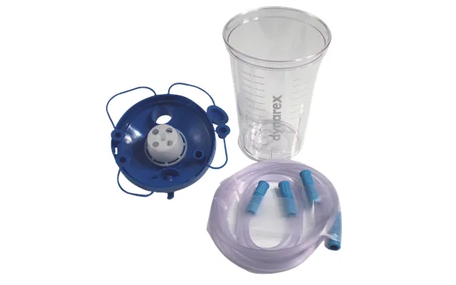 Suction Canister Hi-flow W Lid 1200cc - Each