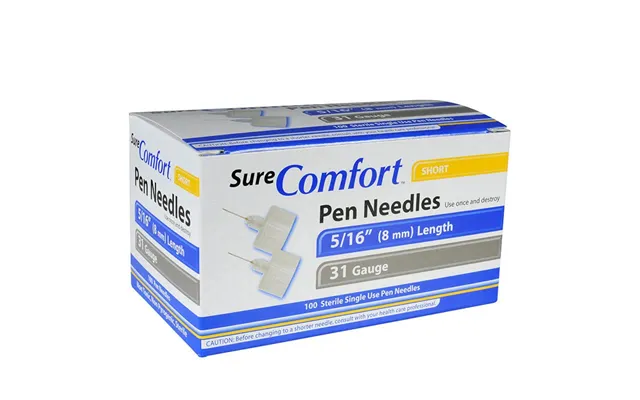 Sure Comfort 31g 5 16 Inches 8mm Long Pen Needles