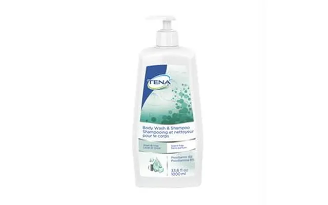 Tena Body Wash And Shampoo Scent Free 33.8 Fl. Oz.