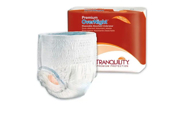 Tranquility Premium Overnight Disposable Absorbent Underwear Large 44 - 54