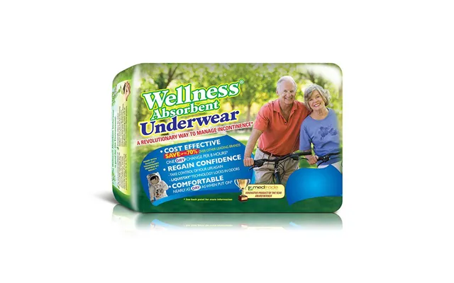Unique Wellness Absorbent Underwear - 2xl 60 To 80 Waist